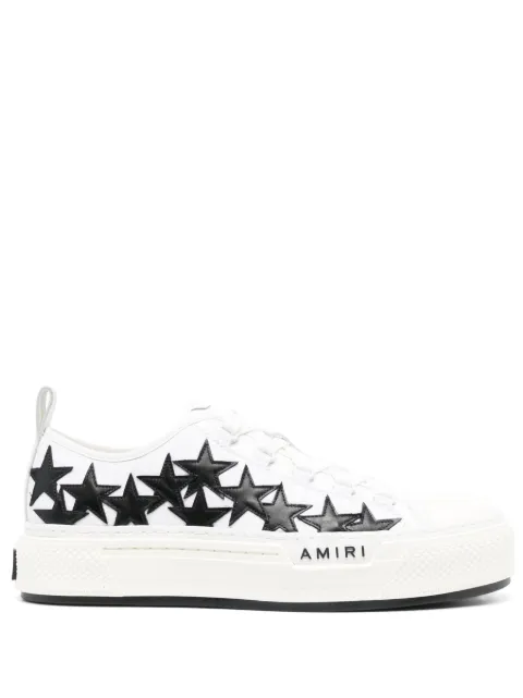 AMIRI star-patch low-top sneakers White PXMFS004