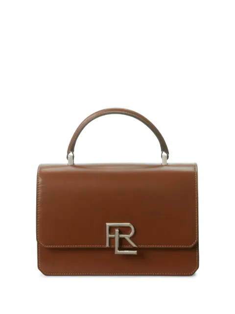 Ralph Lauren Collection logo-plaque leather crossbody bag Brown 435930958004