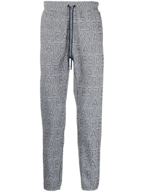 PEARLY GATES logo-print drawstring track pants Blue 0533131211