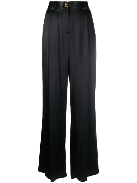 AERON Wellen wide-leg trousers Black WELLENFSCVISCOSESATINBLACK