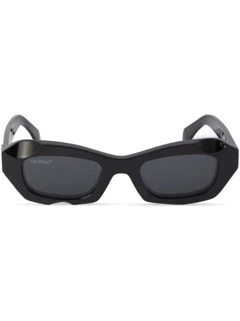 Off-White Eyewear Venezia cut-out sunglasses Black OERI092F23PLA0011007