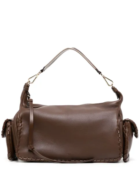 Chloé Nahir leather shoulder bag Brown CHC22WS226I95