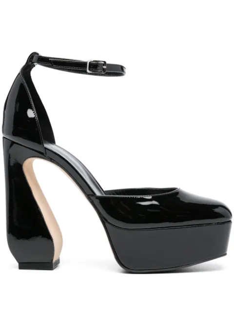 Sergio Rossi SI Rossi 85mm ankle-strap pumps Black B05950MMVV25