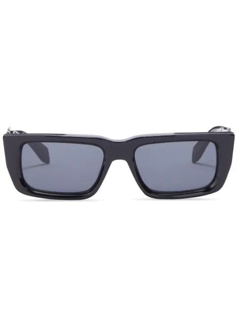 Palm Angels Eyewear Milford rectangular-frame sunglasses Black PERI040F23PLA0011007