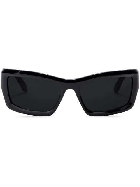 Palm Angels Eyewear Adin rectangular-frame sunglasses Black PERI037F23PLA0011007