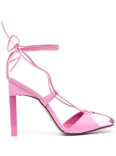 The Attico Adele 105mm sandals Pink 236WS411L002315
