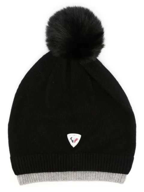Rossignol Lasya logo-plaque beanie Black RLMWH01U