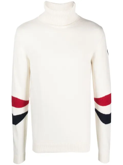 Rossignol Signature roll-neck sweater White RLMMO05