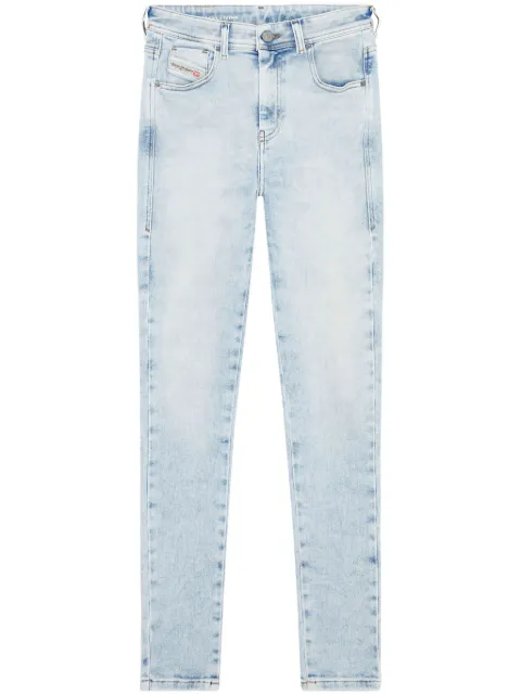 Diesel 1984 Slandy-High 09G17 skinny jeans Blue A0359709G17