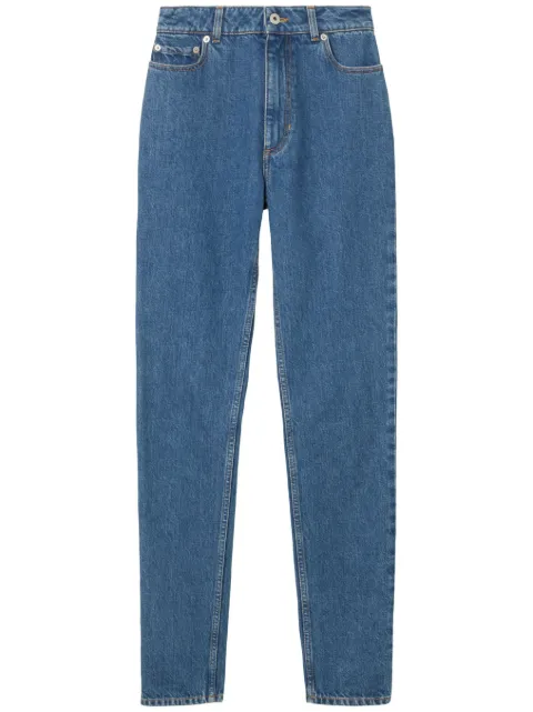 Burberry high-waisted slim-fit jeans Blue 8066941