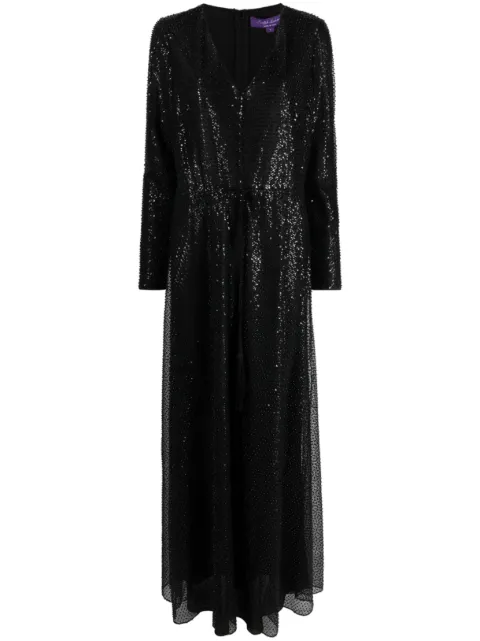 Ralph Lauren Collection Carmelo sequinned maxi dress Black 290919036001