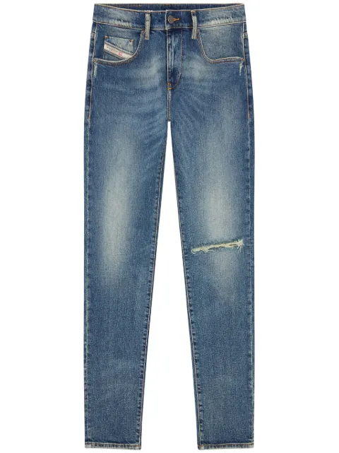 Diesel 2019 D-Strukt 007M5 slim-cut jeans Blue A03558007M5