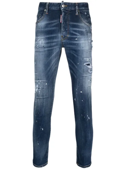 DSQUARED2 medium wash Skater jeans Blue S74LB1387S30664