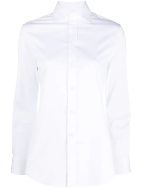 Ralph Lauren Collection Charmain long-sleeve shirt White 290615555001
