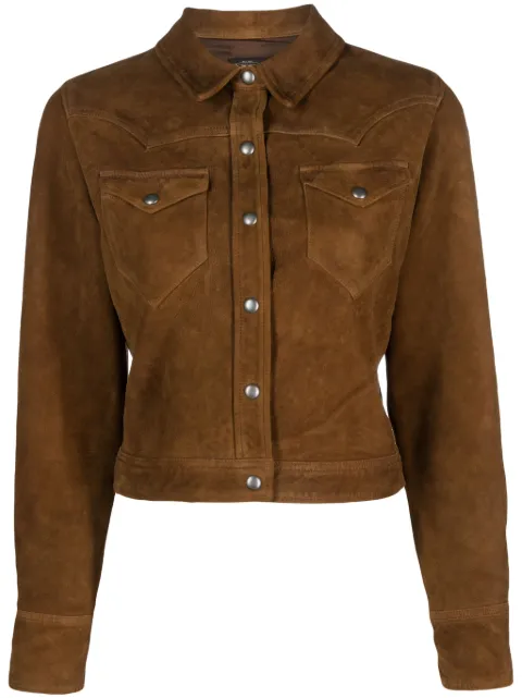 Ralph Lauren RRL Stiles suede jacket Brown 282917055001
