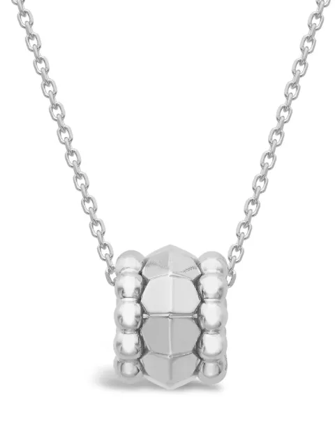 Pragnell 18kt white gold Bohemia Peaked Hexagonal necklace Silver CR1647