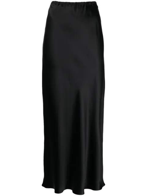 Gilda & Pearl Aria silk maxi skirt Black 2420BLACK