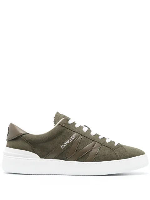 Moncler Monaco panelled sneakers Green I209A4M00250M3508