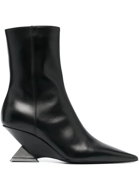 The Attico Cheope 70mm ankle boots Black 236WS712L019100