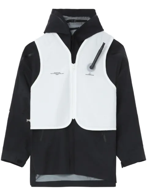 Post Archive Faction Lteks hooded jacket Black ZYJJX23079