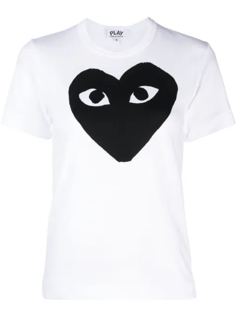 Comme Des Garçons Play heart-print t-shirt White P1T069