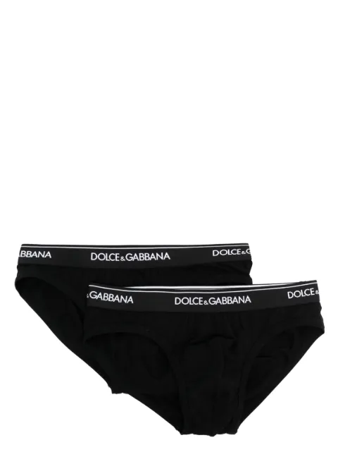 Dolce & Gabbana logo-waistband brief Black M9C03JFUGIW