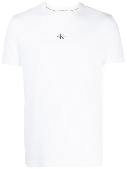 Calvin Klein logo-print cotton T-shirt White J30J322466