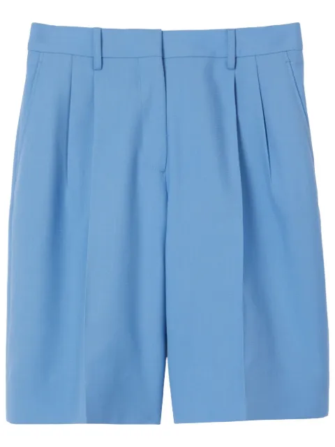 Burberry short wool tailored shorts Blue 8066073