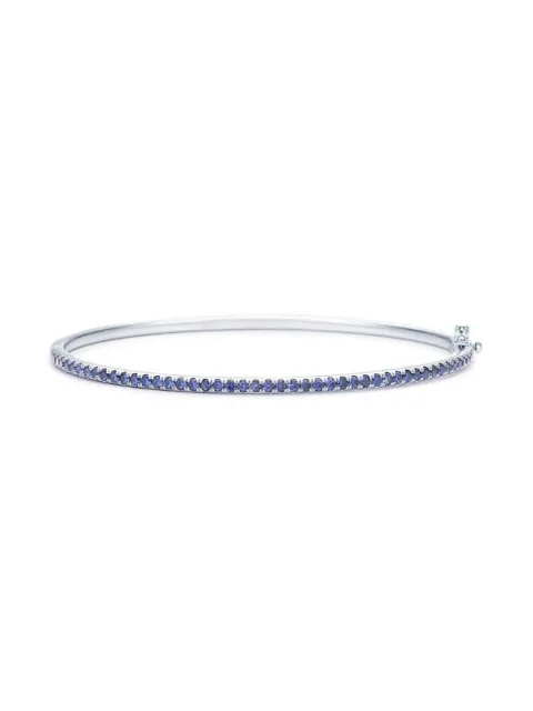 KWIAT 18kt white gold Stackable sapphire bangle Silver 140970