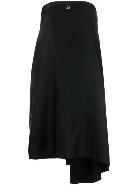 Givenchy strapless A-line midi dress Black BW21MC144C