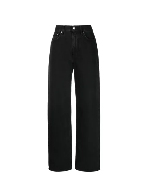 LouLou de Saison dark-wash wide-leg jeans Black SAMUR