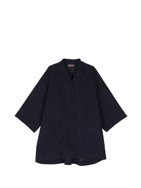Romeo Gigli Pre-Owned 1990's midi coat Blue ROGI750LZ