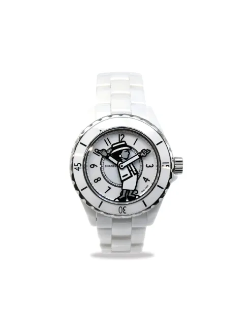 CHANEL Pre-Owned 2017 pre-owned J12 38mm White H5241