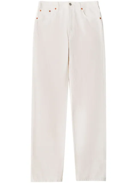 RE/DONE mid-rise loose jeans White 18403WLOSLNG