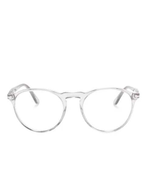 Persol transparent round-frame glasses Grey PO3286V309