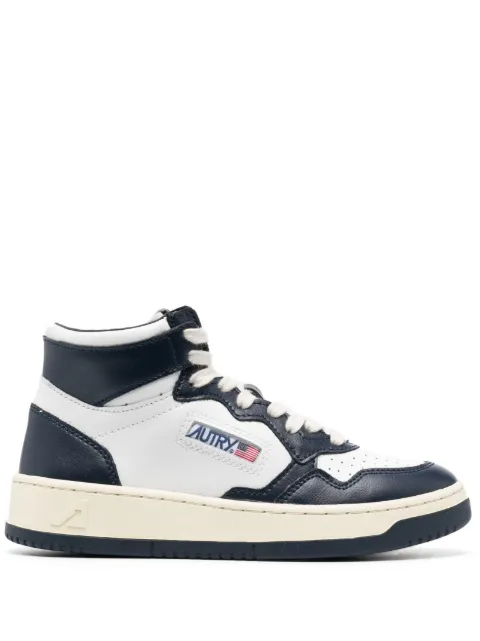 Autry high-top lace-up sneakers White AUMWWB04