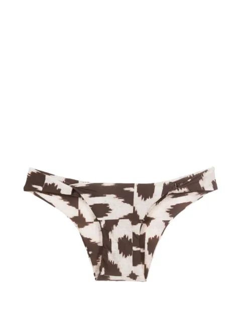 Lenny Niemeyer Puglia twist-detailing bikini bottoms Brown CA373EV24
