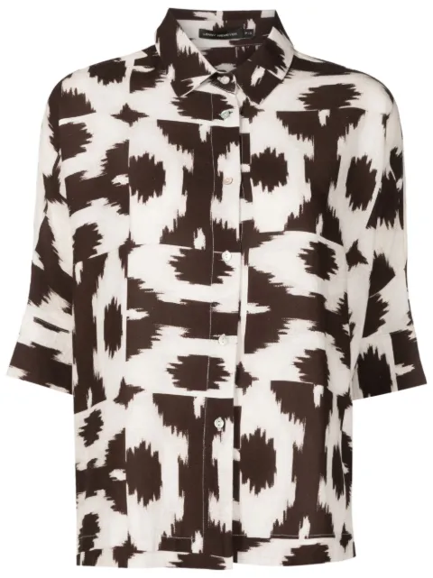 Lenny Niemeyer Puglia button-up shirt Brown 8816EV24
