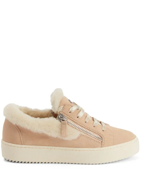 Giuseppe Zanotti Gail Ice shearling sneakers Neutrals RW30037001
