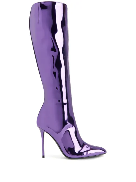 Giuseppe Zanotti 90mm Brytta High boots Purple I380011001