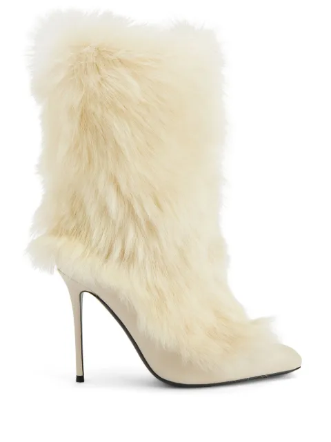 Giuseppe Zanotti 105mm Micole boots Neutrals I370017003