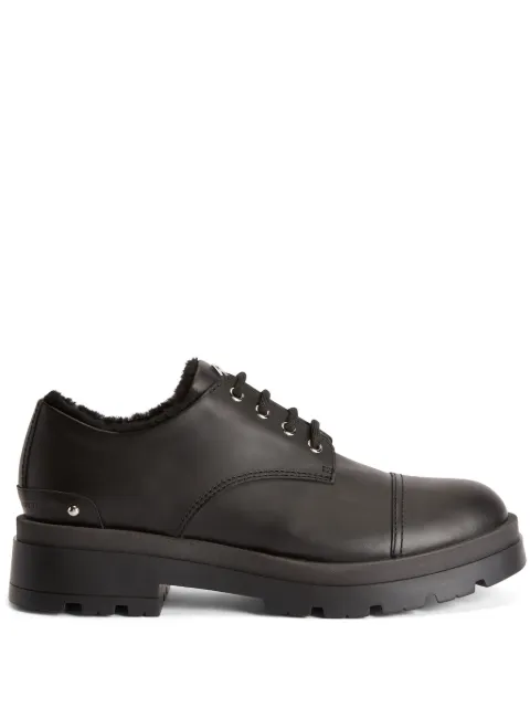 Giuseppe Zanotti Lapley leather lace-up shoes Brown IU30022004