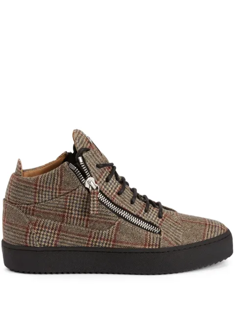 Giuseppe Zanotti Kriss check-pattern sneakers Neutrals RU30051001