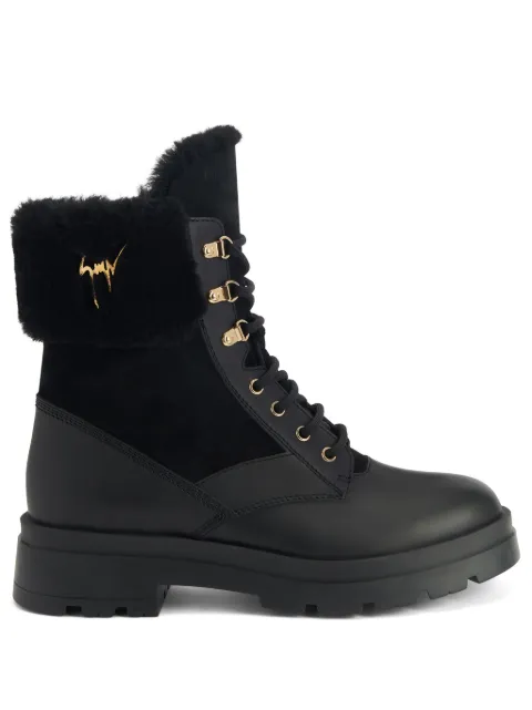 Giuseppe Zanotti Jaure combat boots Black IU30025001