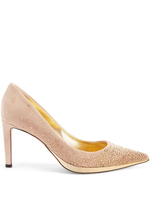 Giuseppe Zanotti Virgyn 85mm leather pumps Neutrals I360017002