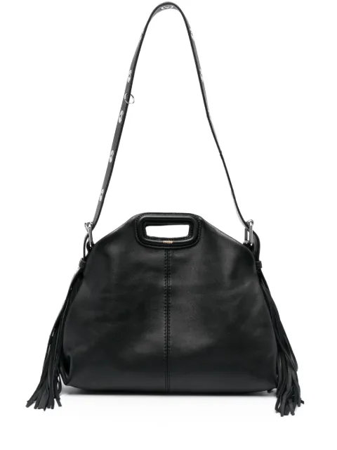 Maje smooth leather Miss M bag Black MFASA01077