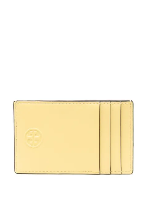 Tory Burch Fleming diamond-pattern cardholder Yellow 137147