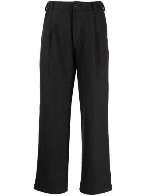 Maharishi Loose Deck textured trousers Black 4082
