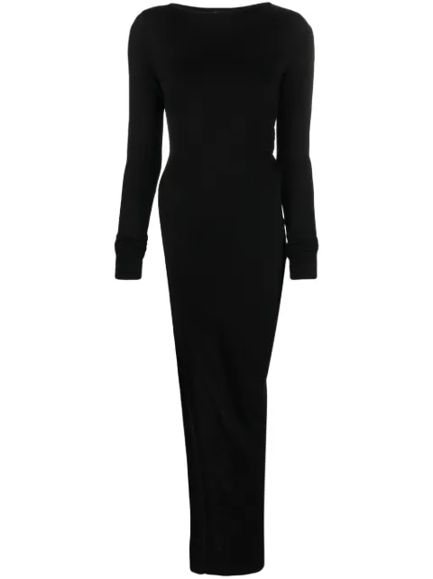 Rick Owens longline wool top Black RO02C1650M