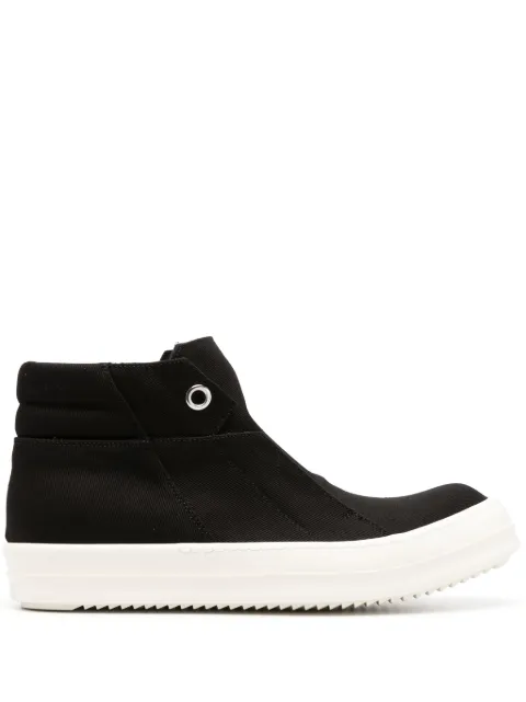 Rick Owens DRKSHDW Dunk laceless sneakers Black DU02C5811DO